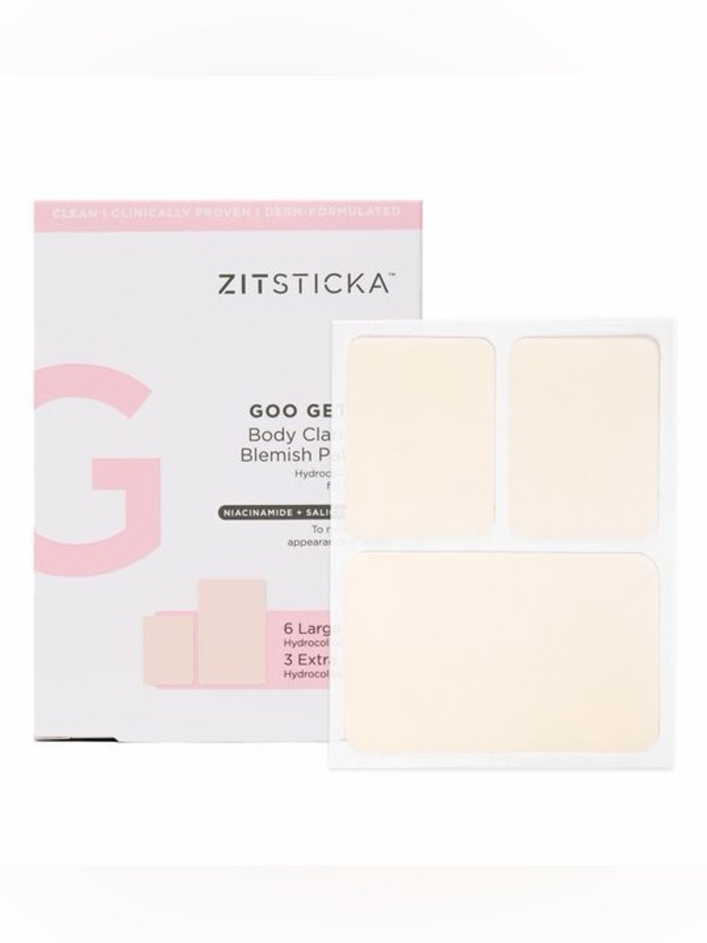 Zitsticka Goo Getter Hydrocolloid Body Patches